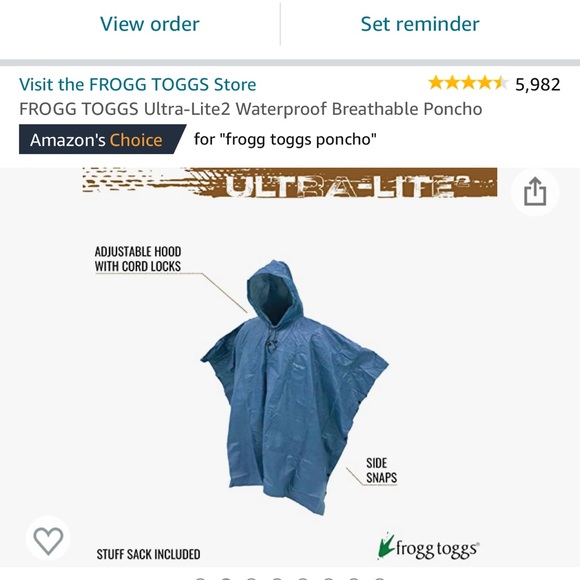 Amazon Poncho brand-new - Picture 2 of 8